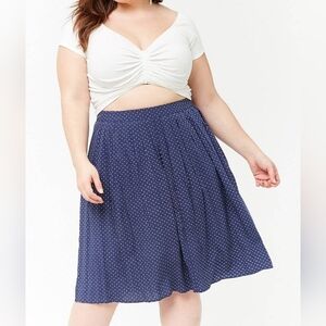 Forever 21 3X Polkadot Skirt with pockets